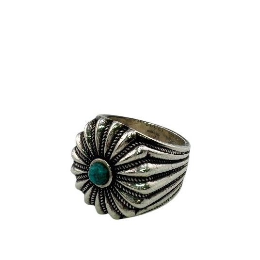 GUCCI グッチ ターコイズフラワー リング・指輪 シルバー ユニセックス