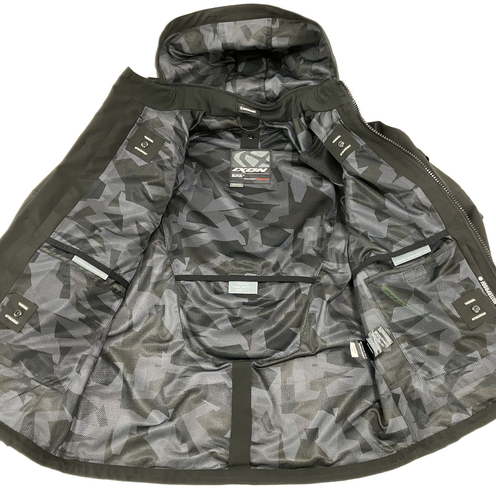 Kawasaki × iXON コラボ バイクジャケット M-SKEID A メッシュ