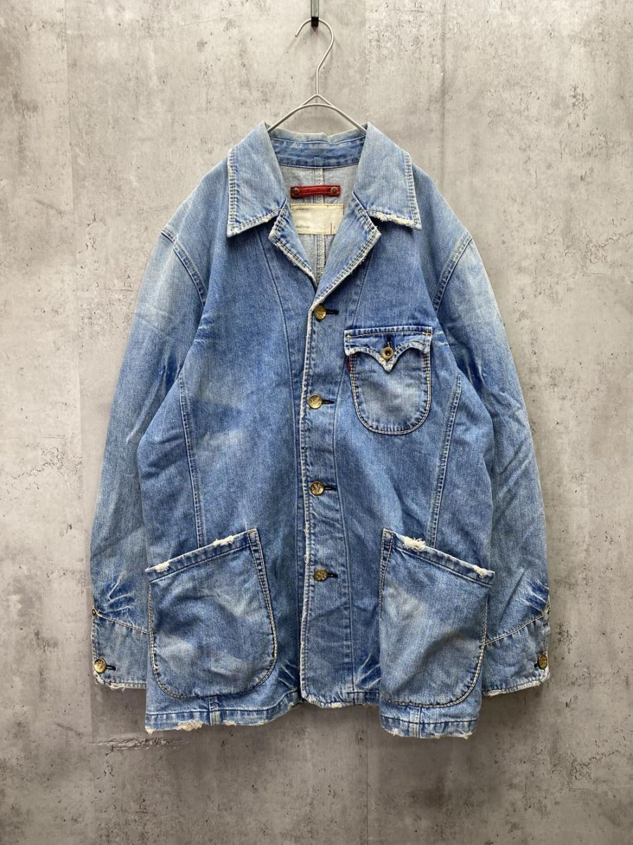 希少　Levi’s Redloop　カバーオール　デニムジャケット キムタク着用】Levi's redloop デニムジャケット カバーオール - メルカリ