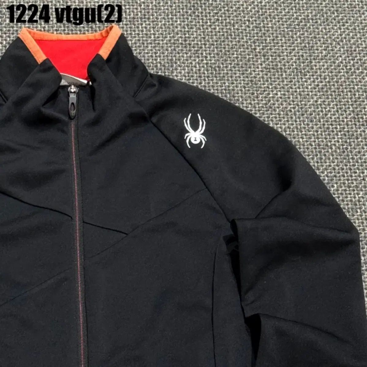 スパイダー spyder フルジップジャケット スパイダー ブラック フルジップアップ ジャケット - メルカリ