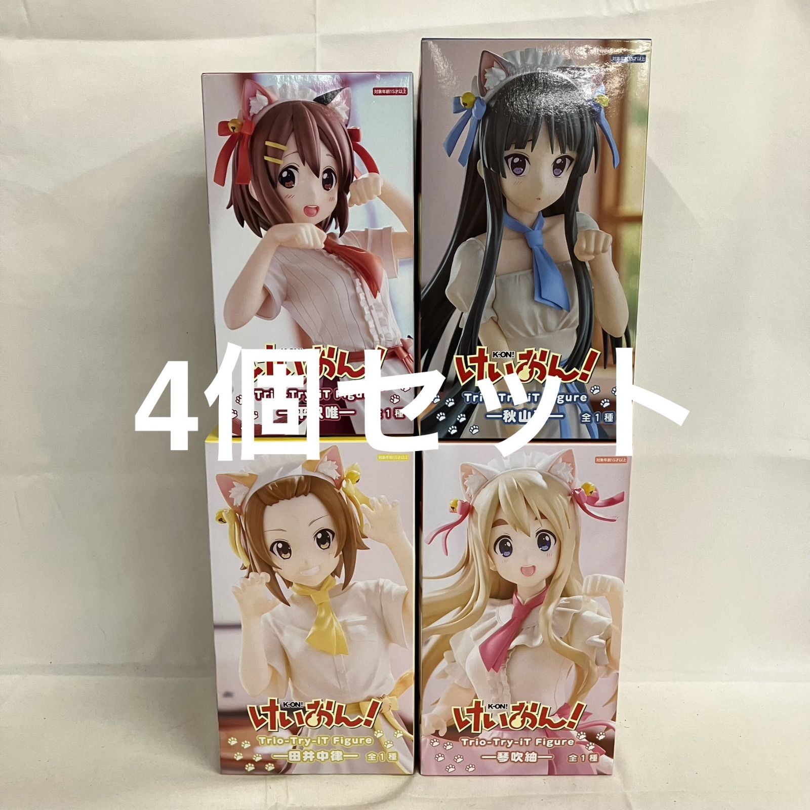 未開封 けいおん！ Trio-Try-iT 秋山澪 他 フィギュア 4個セット