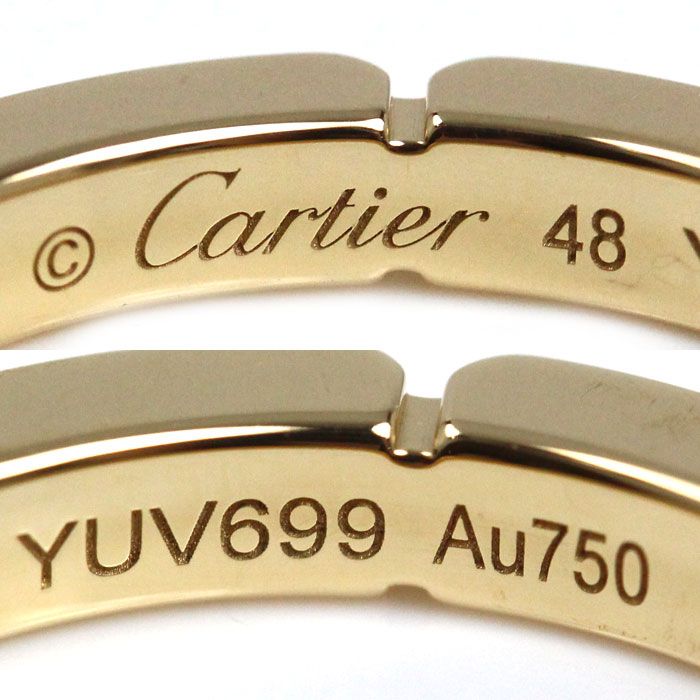 CARTIER カルティエ K18YG イエローゴールド マイヨンパンテール 4P