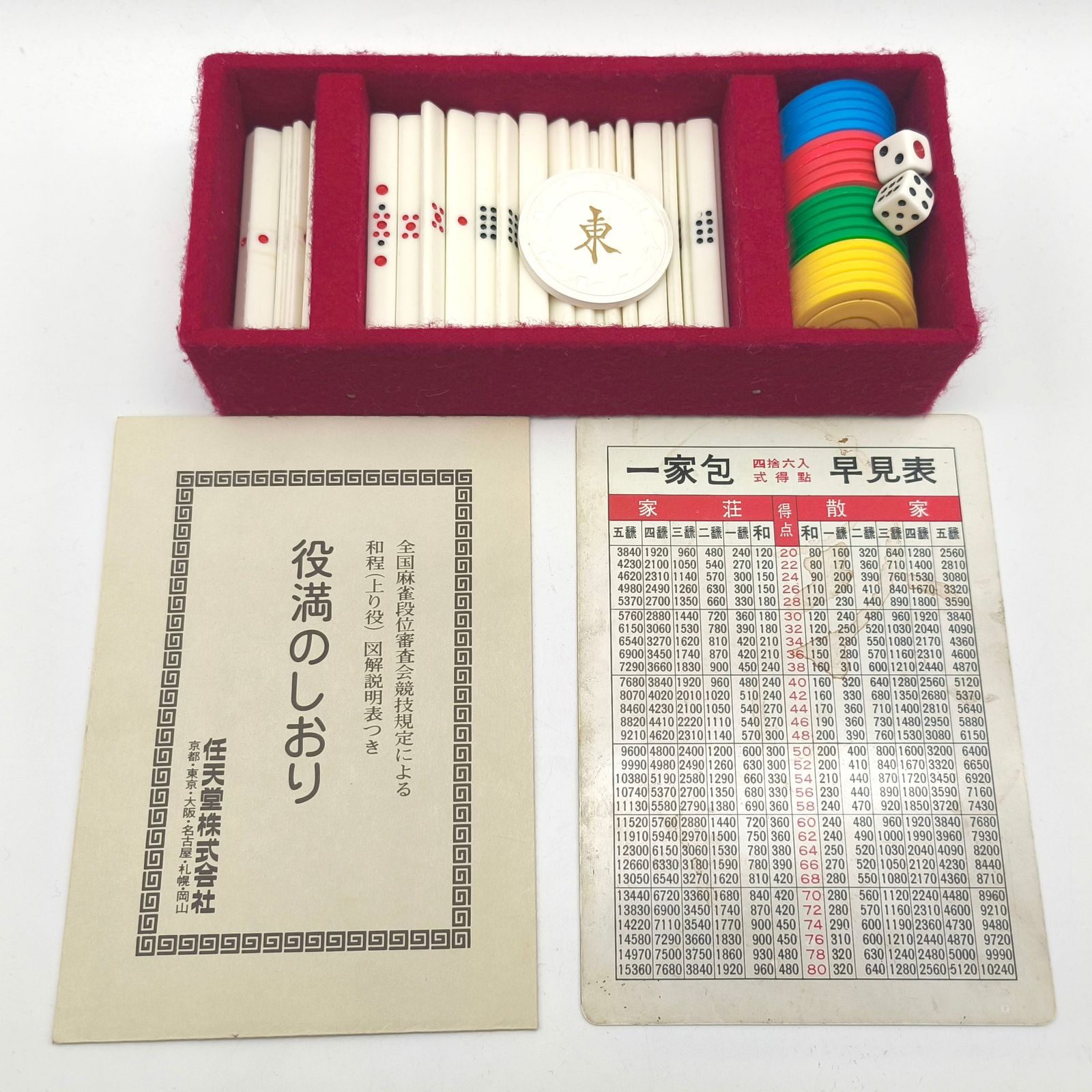 任天堂・麻雀牌・特重・昭和レトロ・レトロ玩具・No.251208-07・梱包