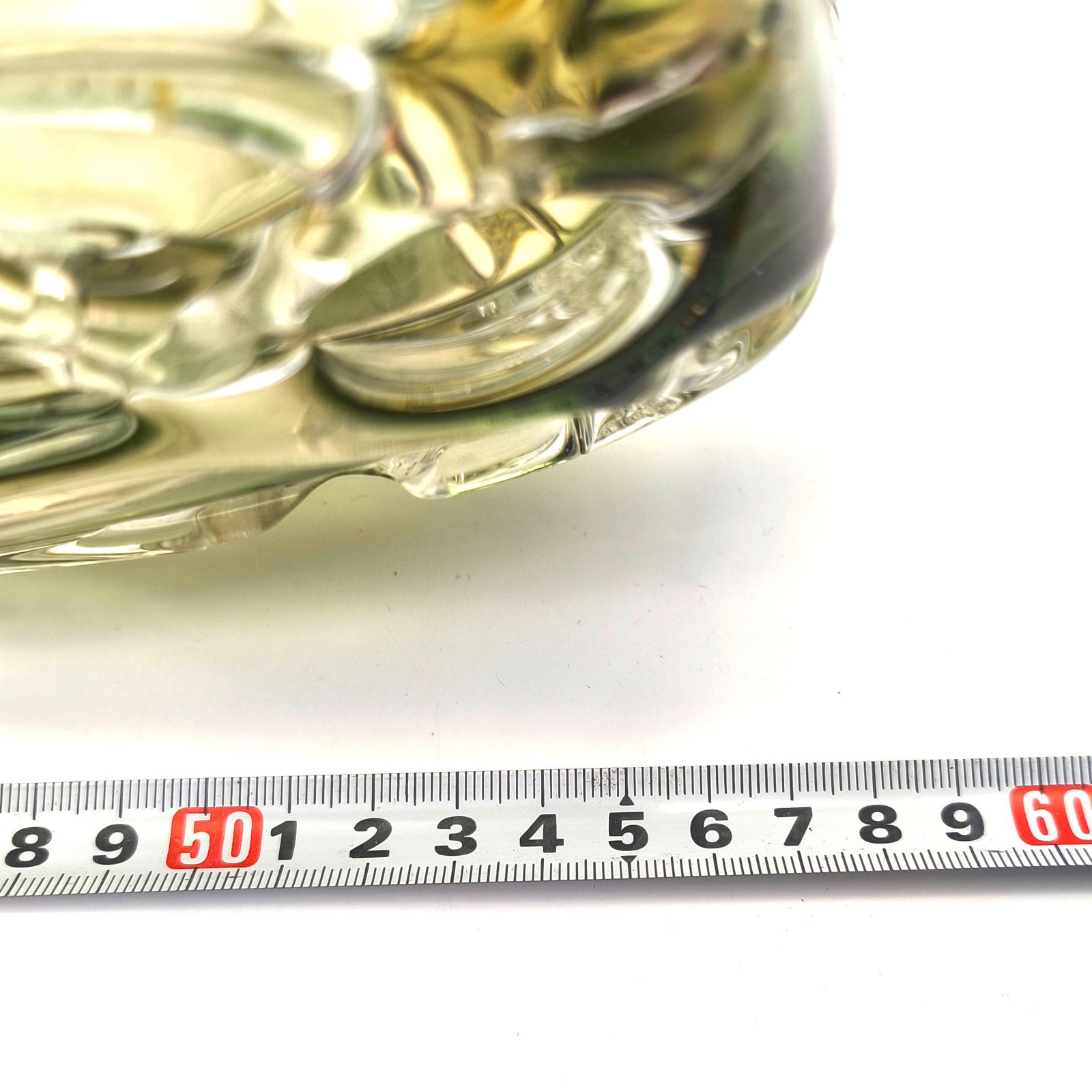 津軽びいどろ・大川薫作・ガラス・花器・オブジェ・フラワーベース