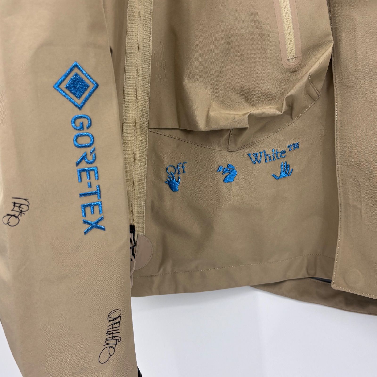 NIKE OFF-WHITE ナイキ オフホワイト gore-tex NRG CL Hoodie Jacket
