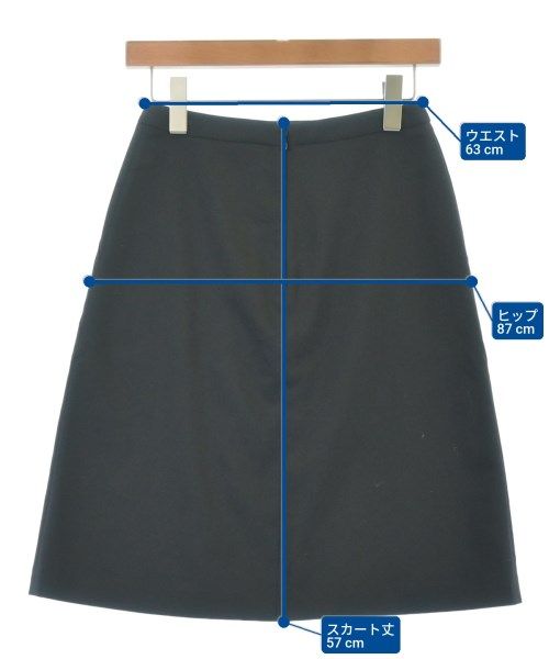 JIL SANDER NAVY ひざ丈スカート レディース 【古着】【中古】【送料