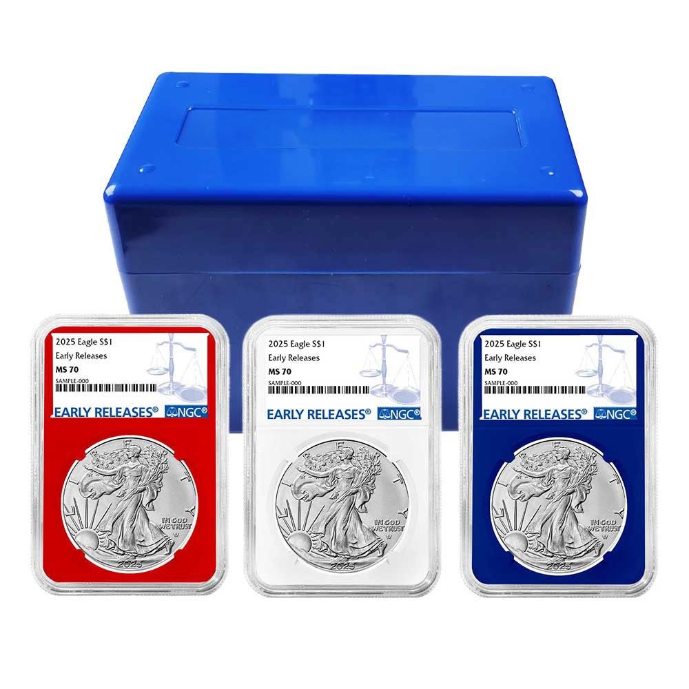 最新　2025年 イーグル銀貨　PCGS シルバーイーグル　アメリカ 銀貨 楽天市場】【新品】 シルバー 1オンス 「アメリカ イーグル銀貨」 2025