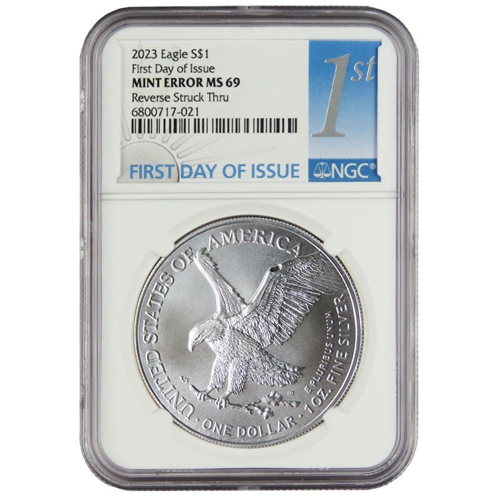 2023年 1ドル アメリカン シルバー イーグル NGC MS69 FDI ミント