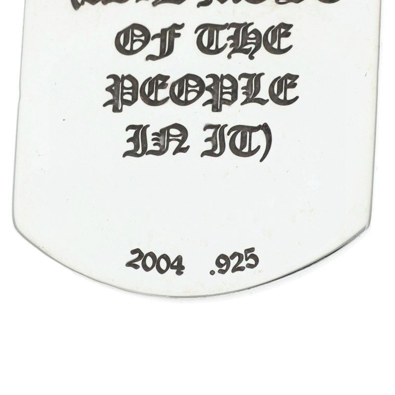 クロムハーツ D/TAG LRG GOD BLESS/ゴットブレスドッグタグ ラージ