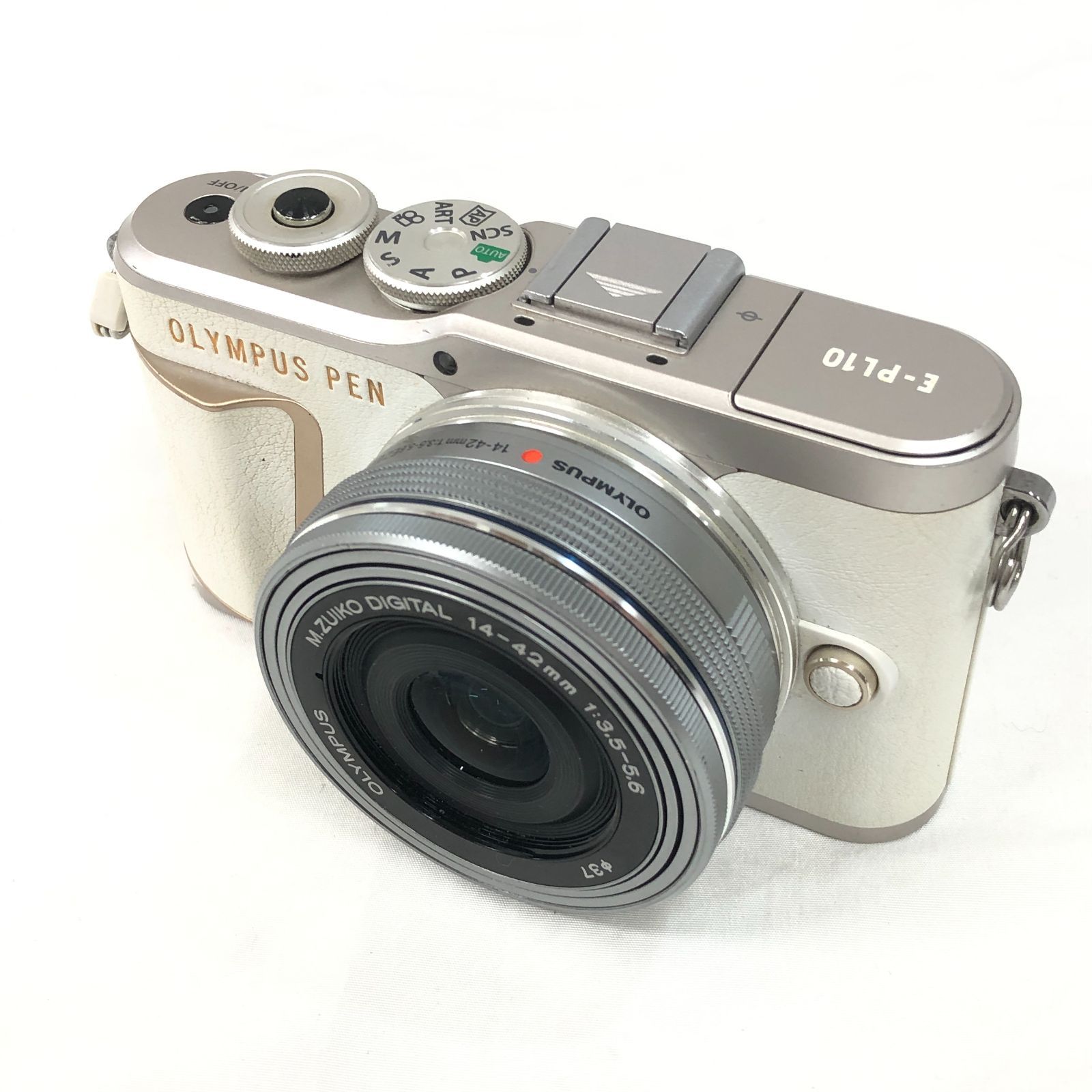 ジャンク】OLYMPUS ミラーレス一眼カメラ PEN E-PL10 14-42mm EZレンズ