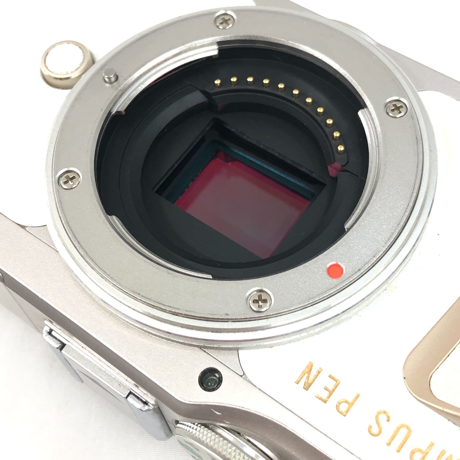 ジャンク】OLYMPUS ミラーレス一眼カメラ PEN E-PL10 14-42mm EZレンズ