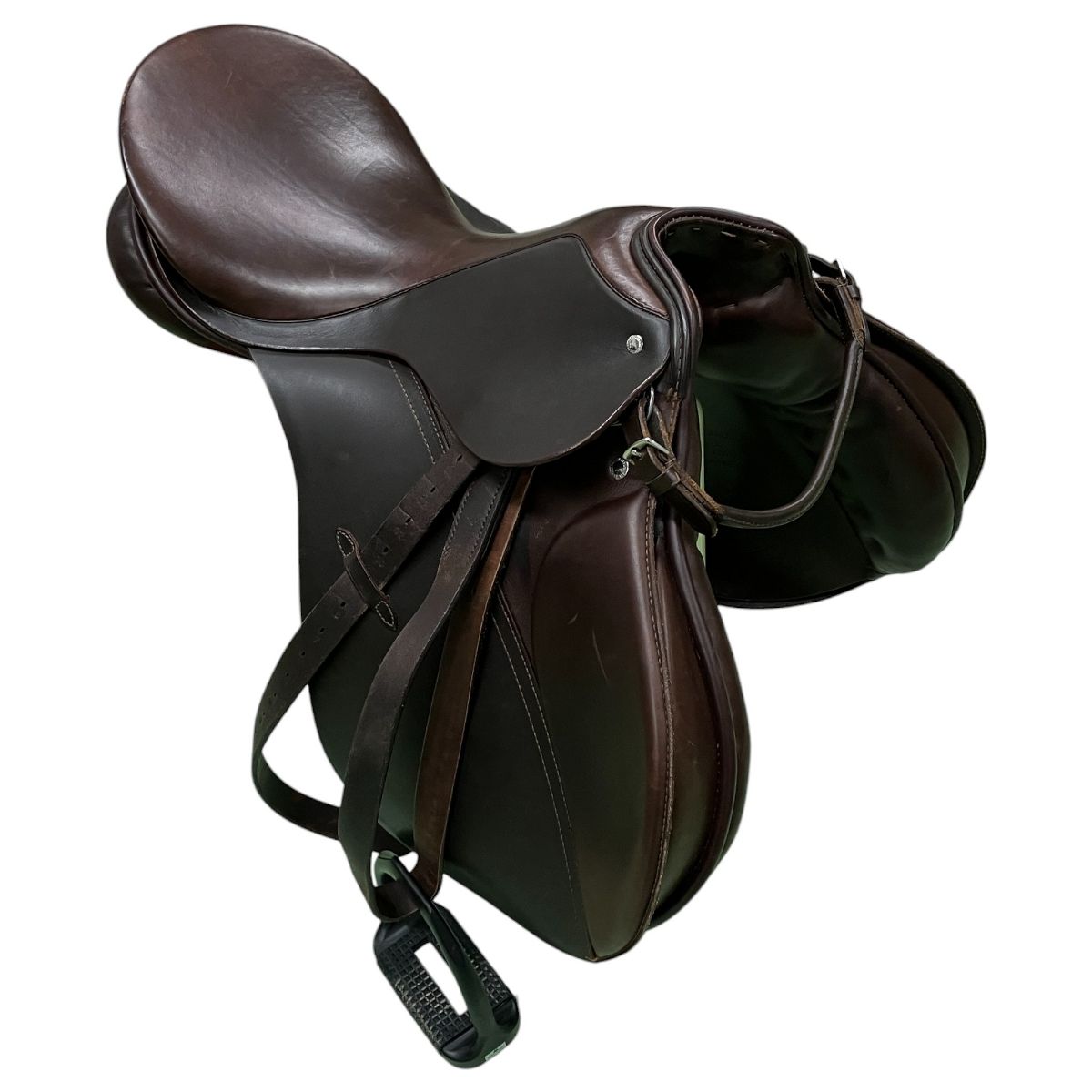 G.PASSIER SOHN HANNOVER PS-BAUM 乗馬用 鞍 16.5インチ 鐙付 中古