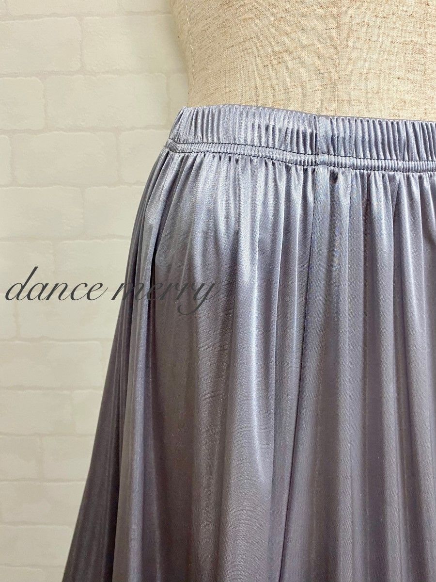 新品　パニエ　社交ダンス　グレー　重ね履き　パーティ　スカート　1283　ワルツ ボリューム 新品 社交ダンス パニエ グレー ペチコート インナー