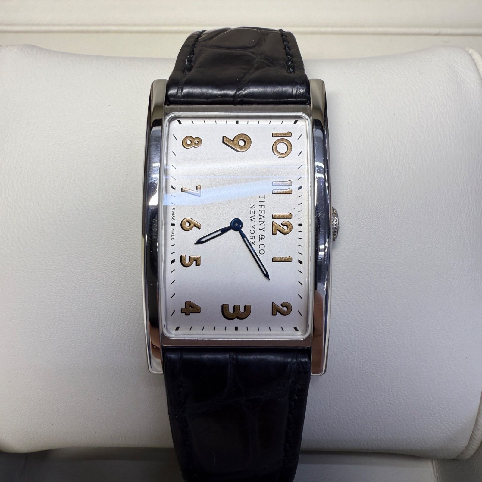 電池交換済み☆ティファニー イーストウエスト☆Tiffany＆Co. クオーツ