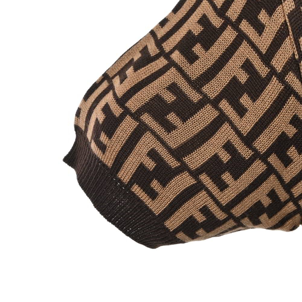 FENDI ズッカ　ビンテージ　セーター FENDI ヴィンテージ ズッカ柄 ウール混 半袖 ニット - メルカリ