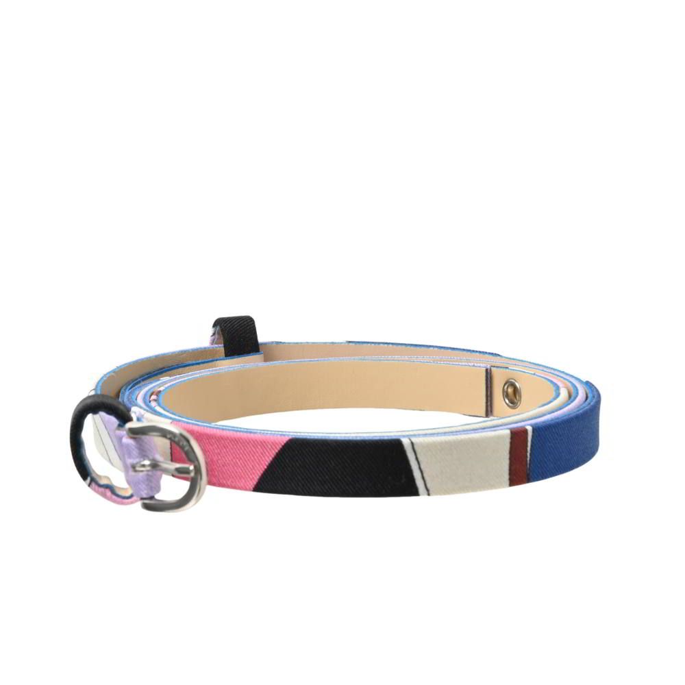 エミリオプッチチェーンベルト EMILIO PUCCI プッチ柄 ナロー ベルト - メルカリ