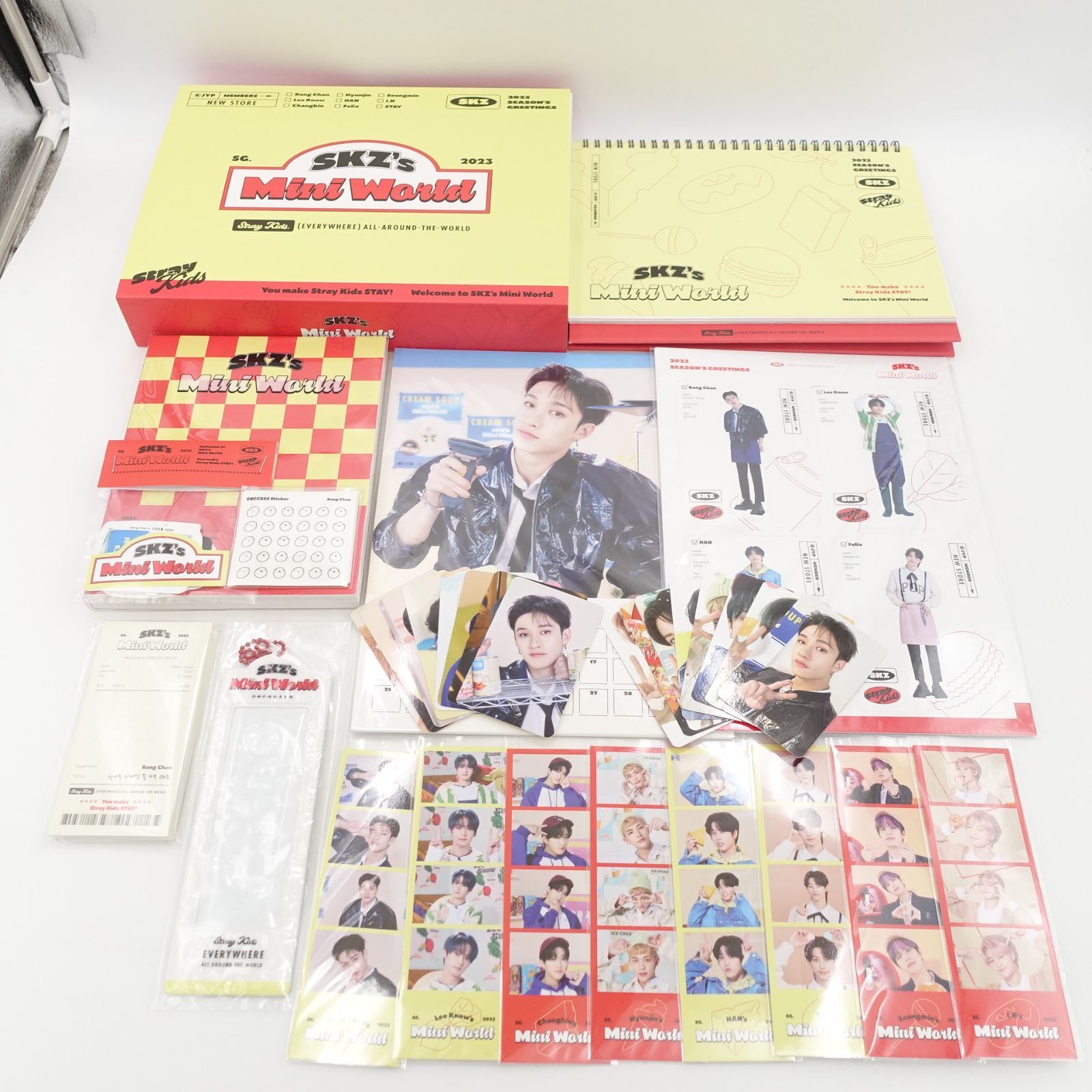 Straykids シーグリ 2023 miniWorld 開封済み 未使用 トレカ フォト