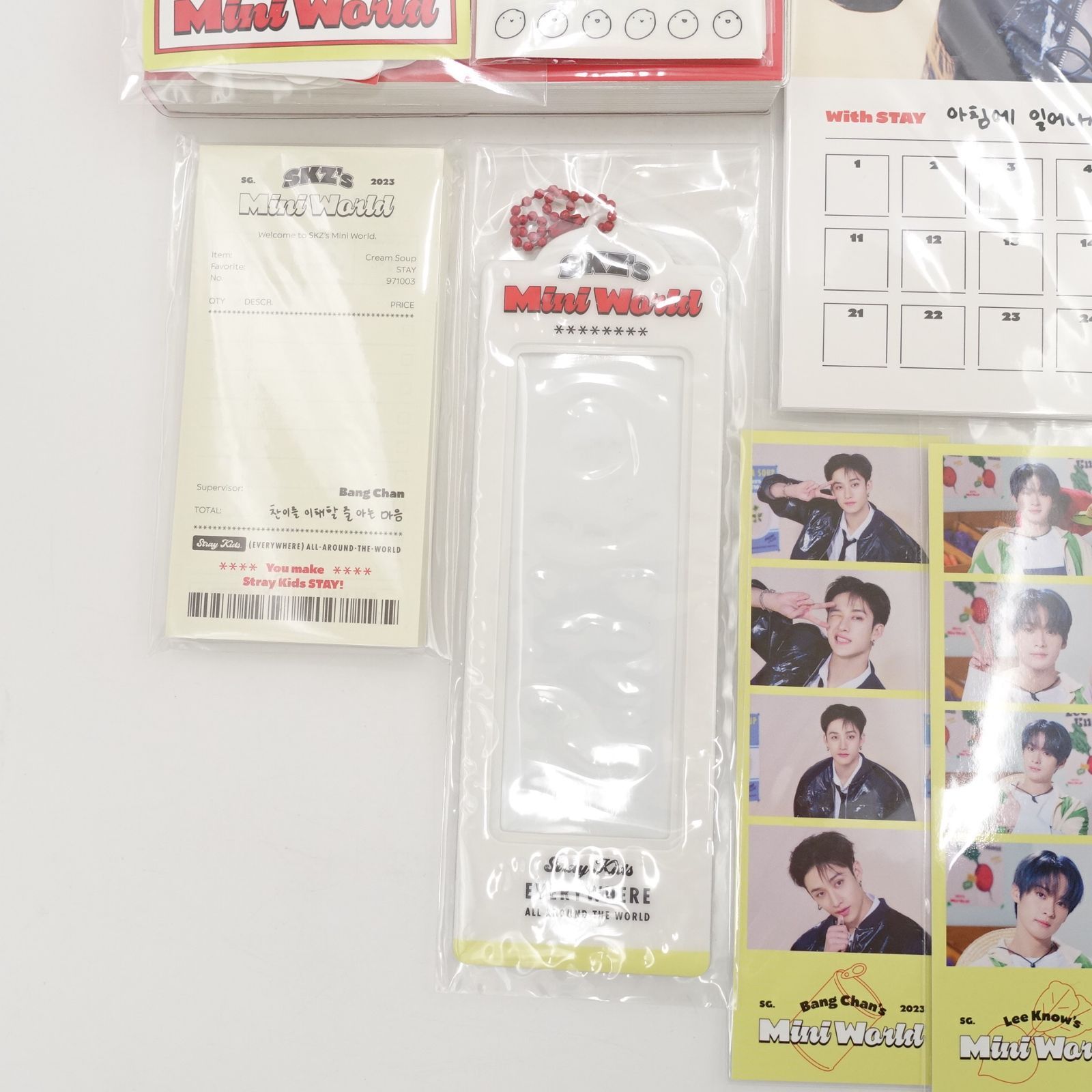 Straykids シーグリ 2023 miniWorld 開封済み 未使用 トレカ フォト