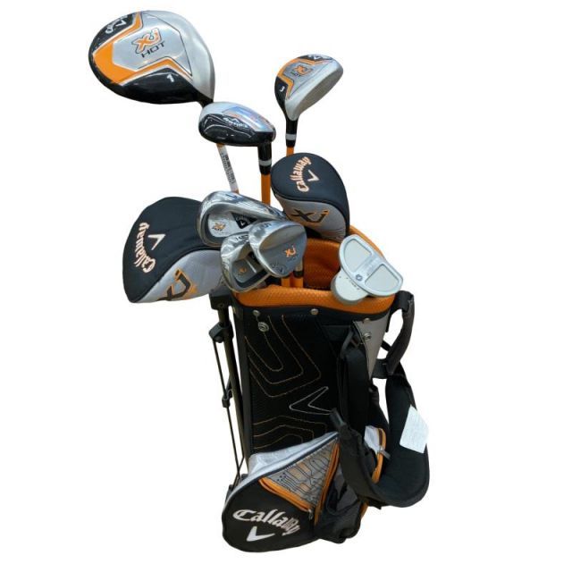 中古】 キャロウェイ XJ HOT(2015) オレンジ/5歳~8歳 7S(キャディ