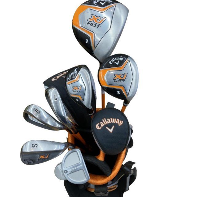 中古】 キャロウェイ XJ HOT(2015) オレンジ/5歳~8歳 7S(キャディ