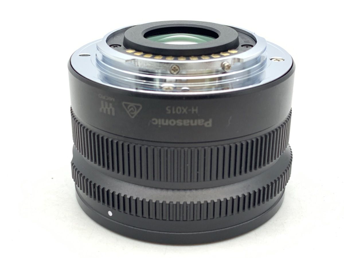 中古★パナソニック　レンズ　DG SUMMILUX 1:1.7/15 ASPH パナソニック LEICA DG SUMMILUX 15mm/F1.7 ASPH. [H-X015] ブラック