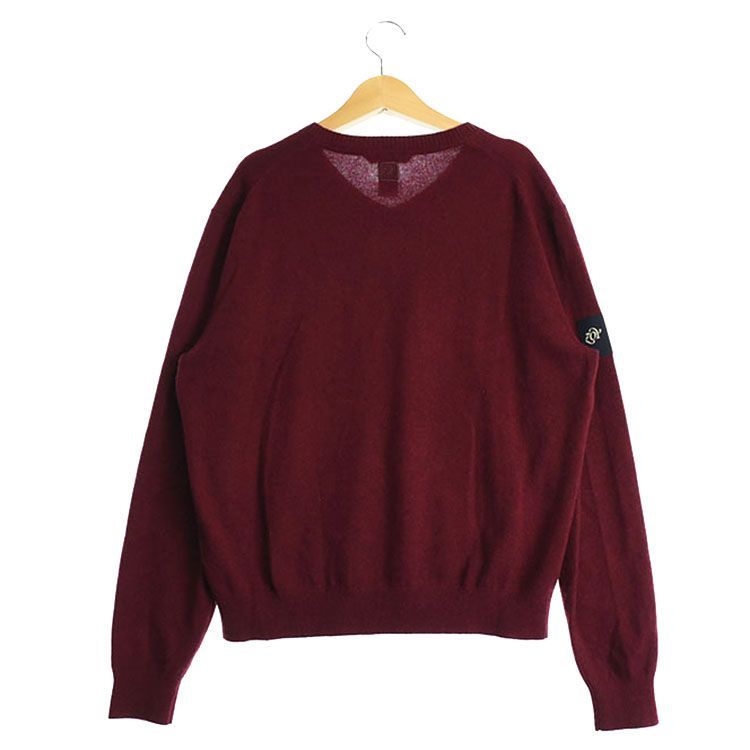 送料0円！】ゾーイ｜メンズ｜2 (L相当)｜カシミヤニット｜ボルドー系