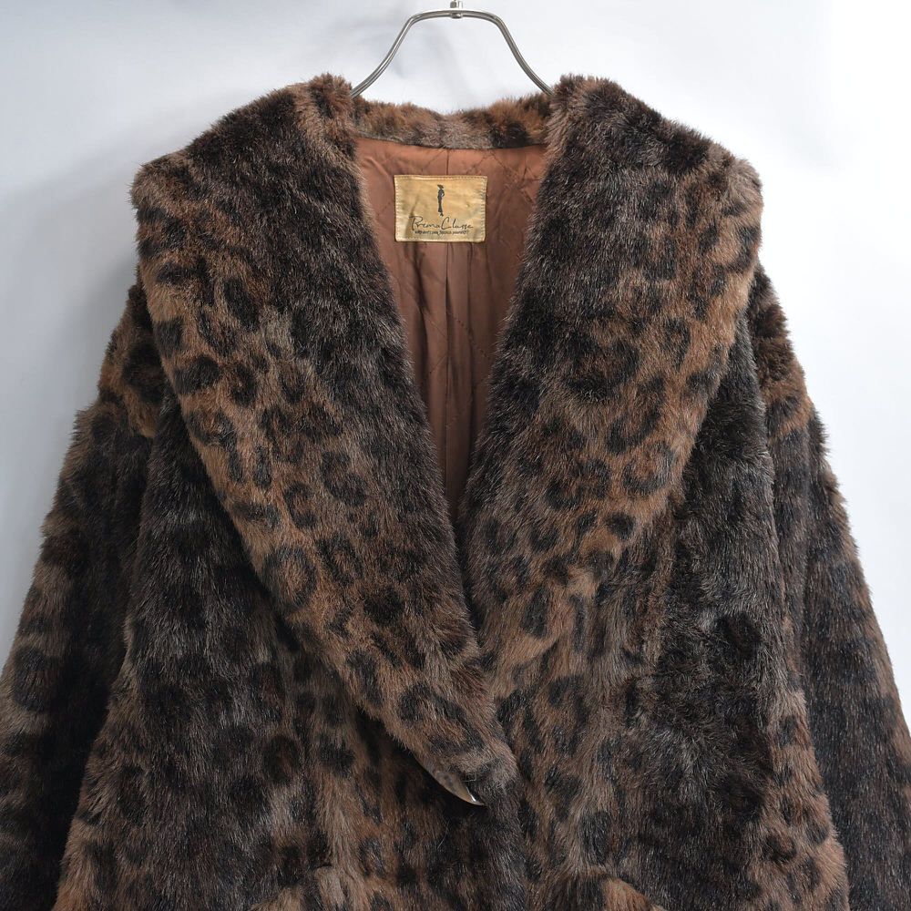 l*2様 80's フェイクファー レオパードパンツ 古着 ヴィンテージ