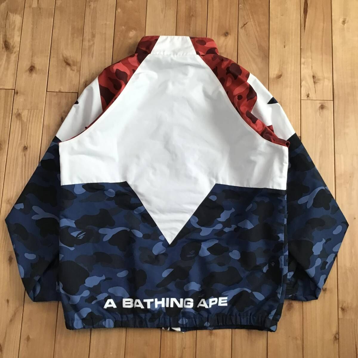 ☆2XL☆ BAPE STA Track Top Jacket a bathing ape star Blue camo
