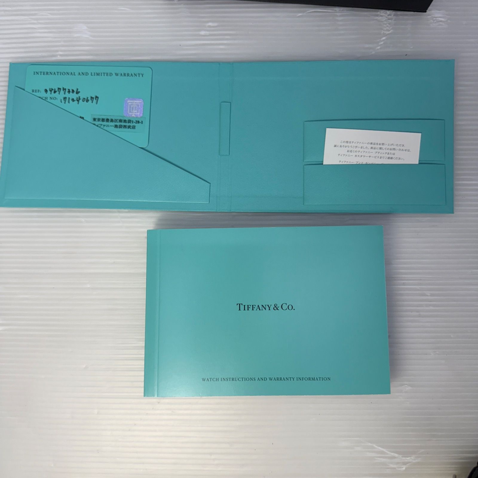 電池交換済み☆ティファニー イーストウエスト☆Tiffany＆Co. クオーツ