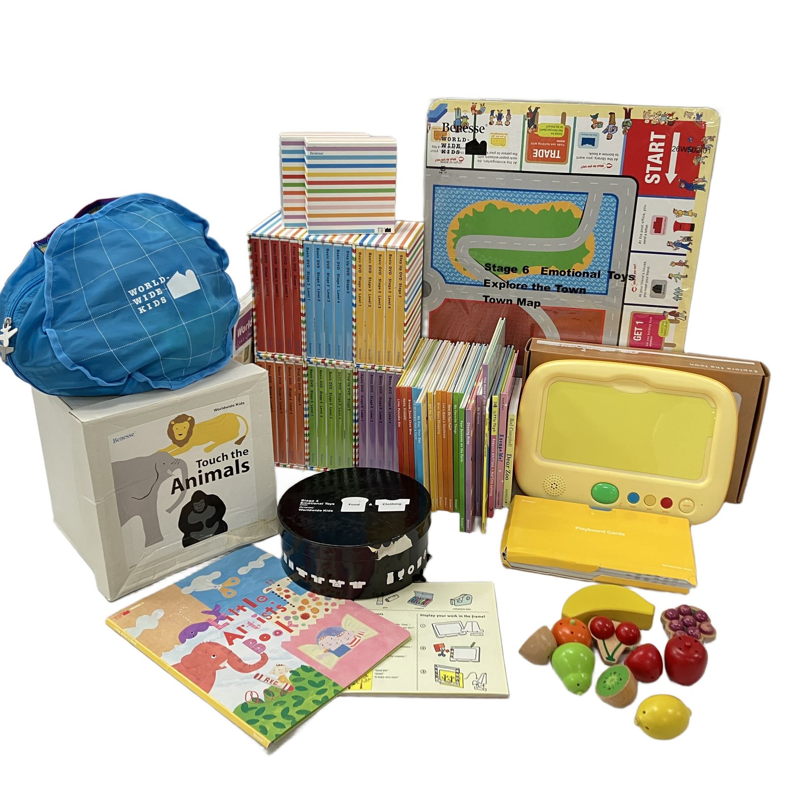 Benesse ベネッセ ワールドワイドキッズ Stage1-6 2019年頃 英語 教材