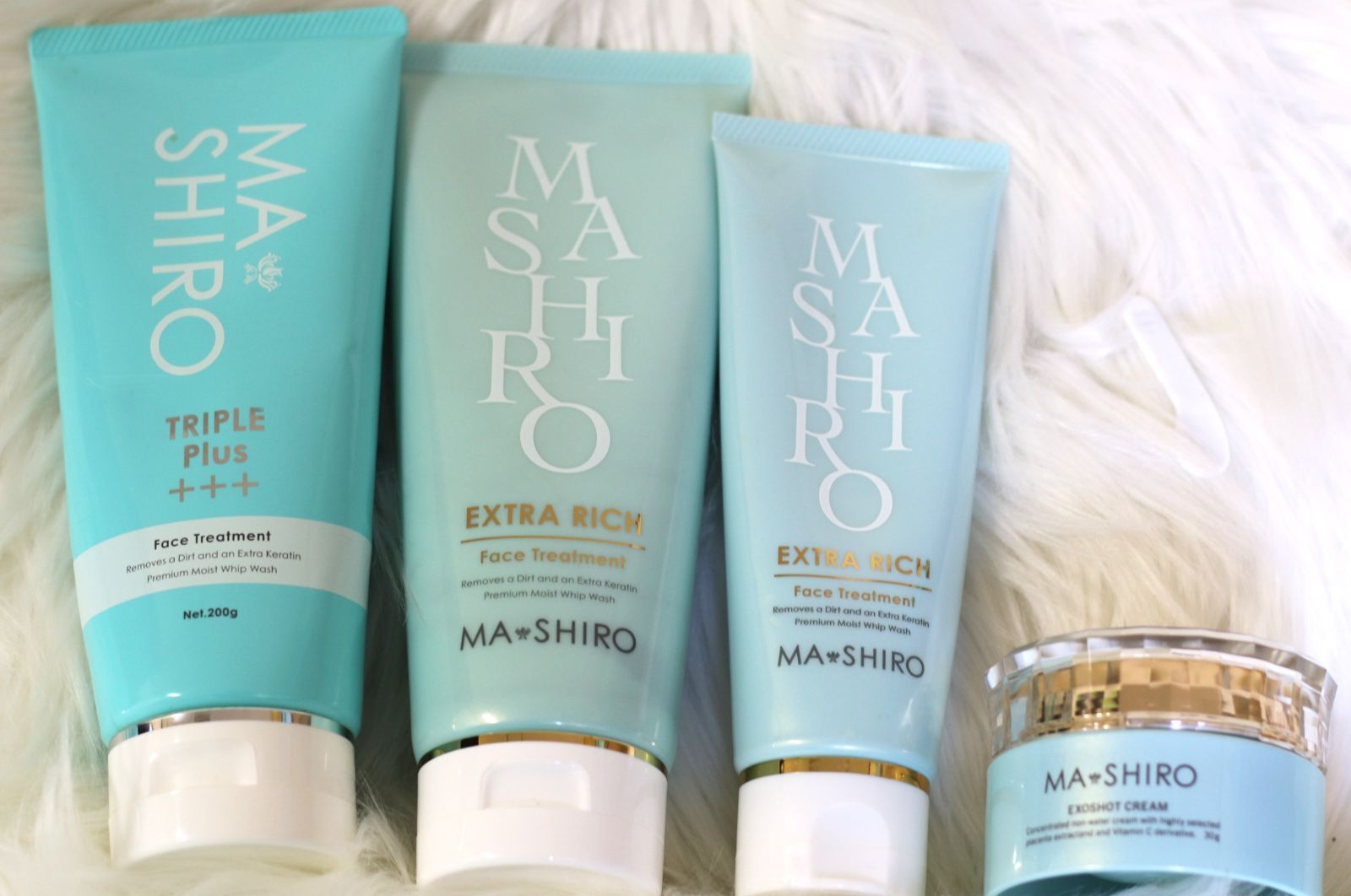 未使用★9D757 マシロ エクストラリッチフェイストリートメント 10本セット MA・SHIROEXリッチFT3本+100g+ローション3セット マシロ（MA・SHIRO