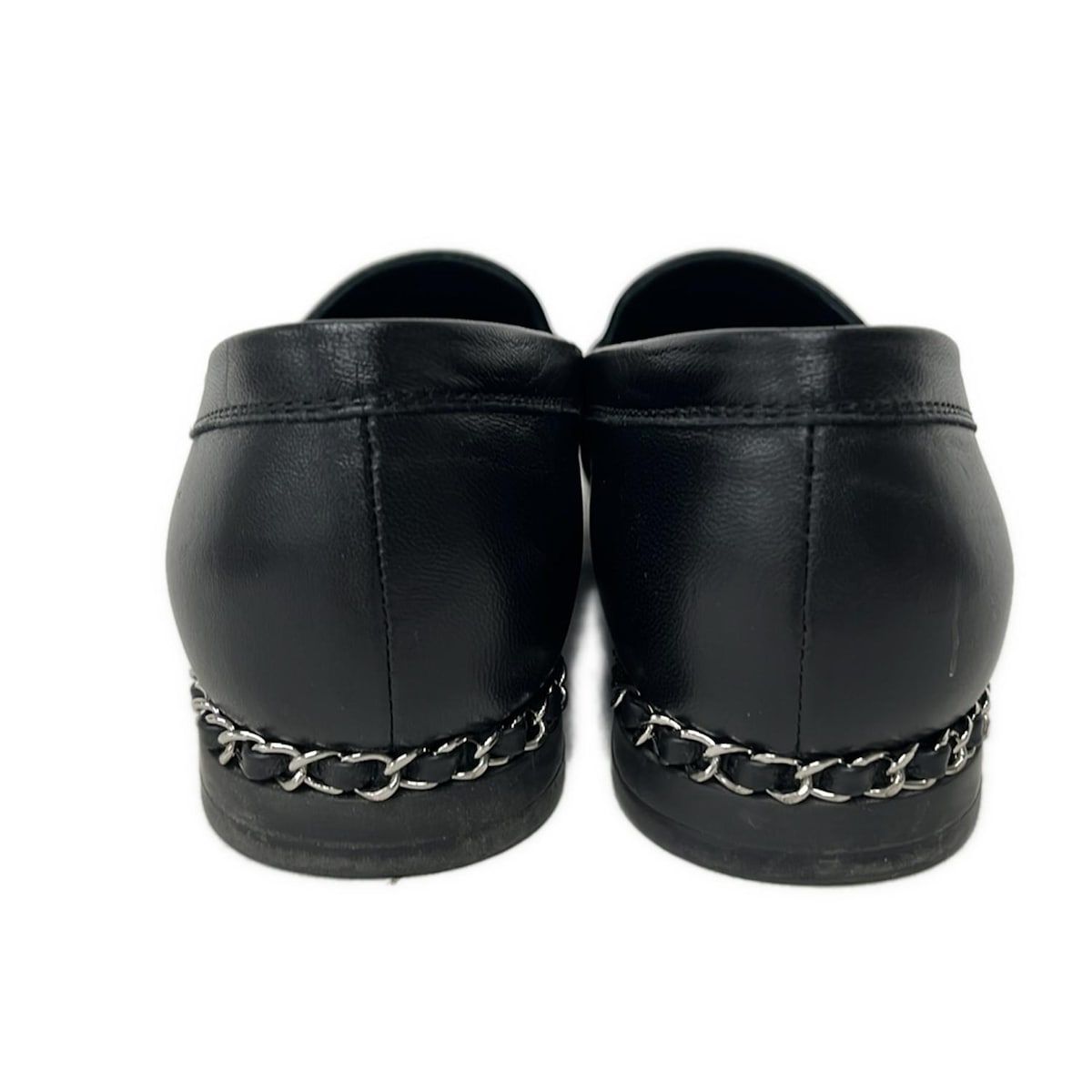 CHANEL(シャネル) ローファー 37 C レディース G35067 黒 ココマーク