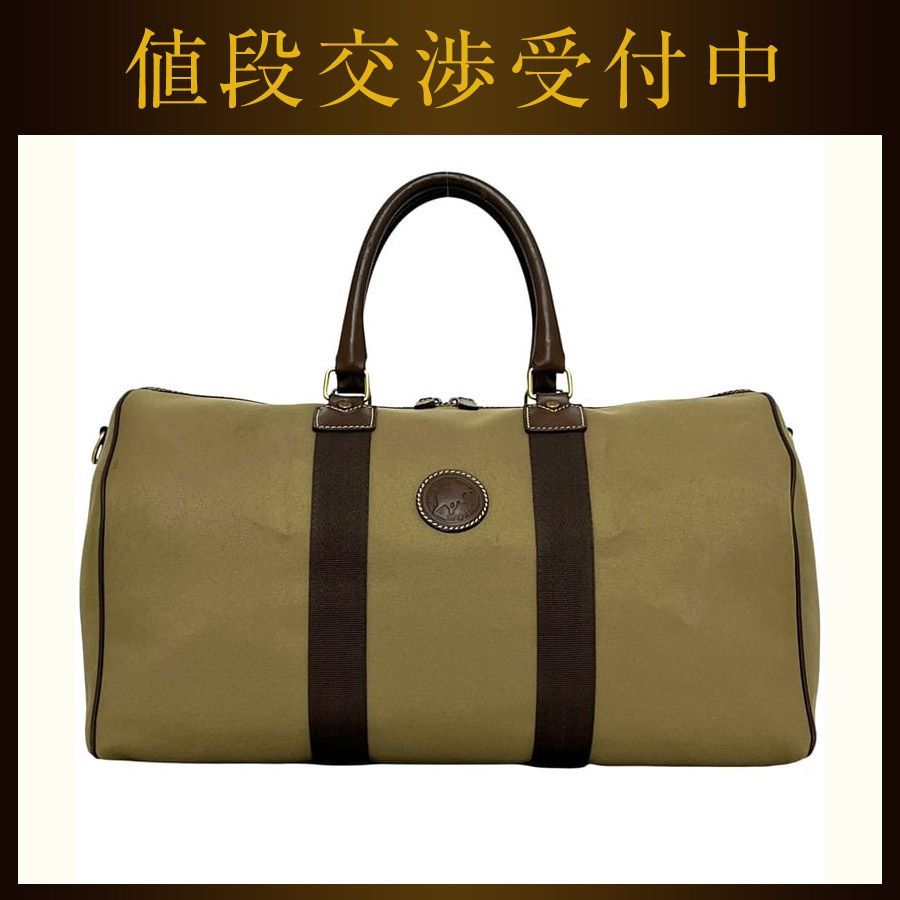 ハンティングワールド ボストンバッグ カーキ グリーン ブラウン 旅行
