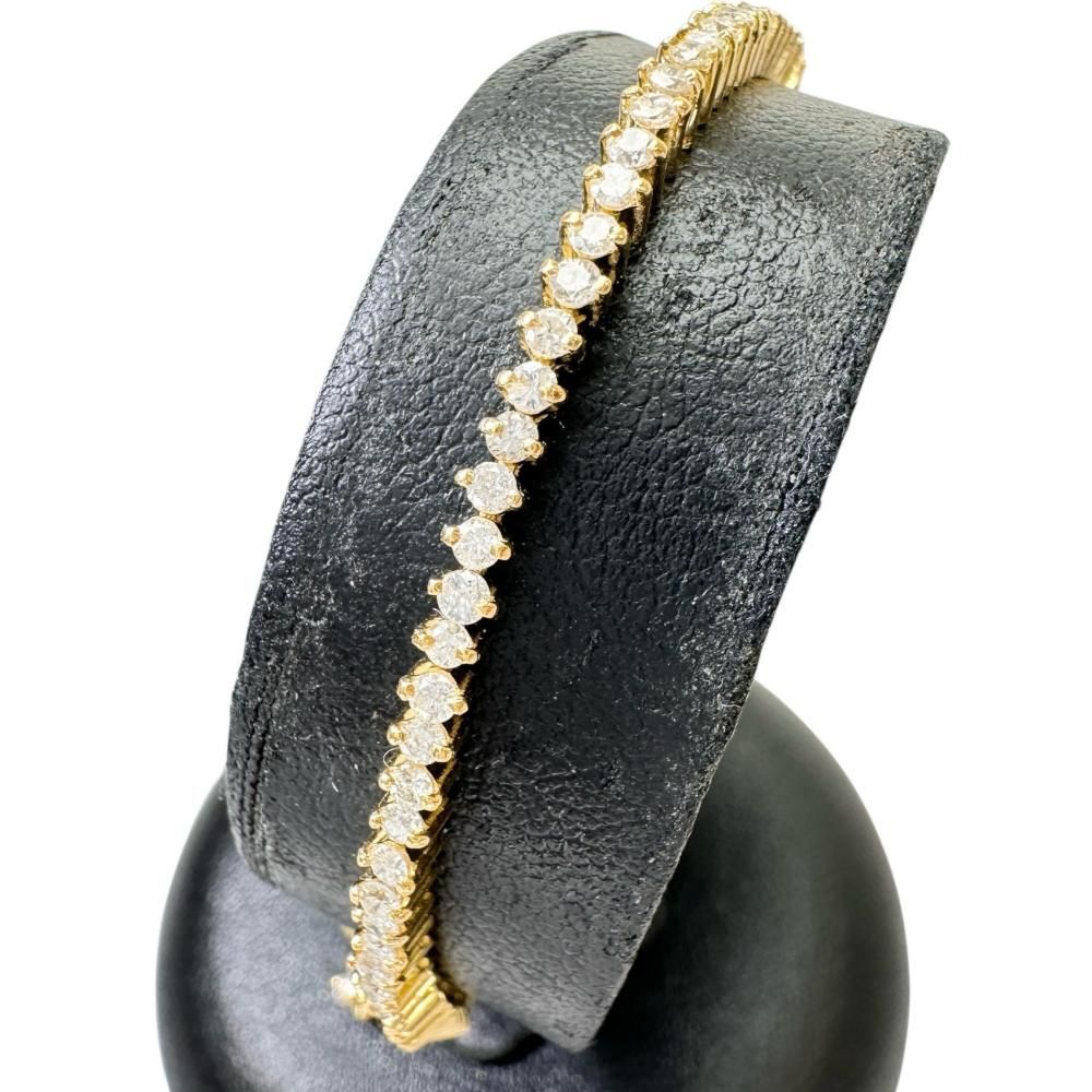 テニスブレスレット ダイヤモンド 2.00ct ブレスレット K18ゴールド 18