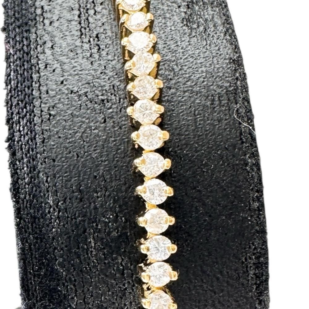 テニスブレスレット ダイヤモンド 2.00ct ブレスレット K18ゴールド 18