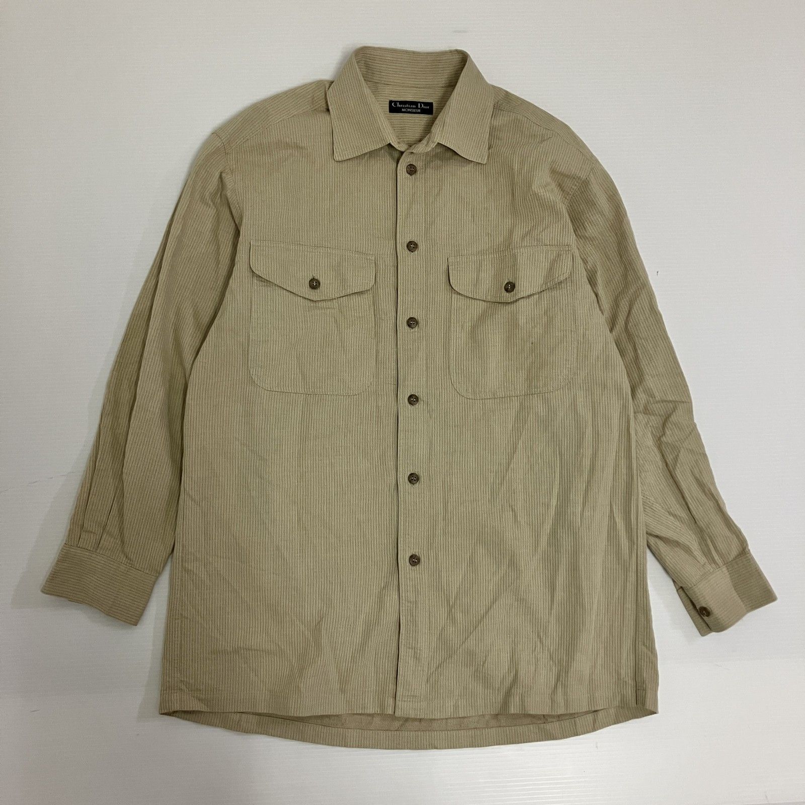 美品　クリスチャンディオール 長袖シャツ クリスチャン・ディオール Christian Dior メンズシャツ カジュアル