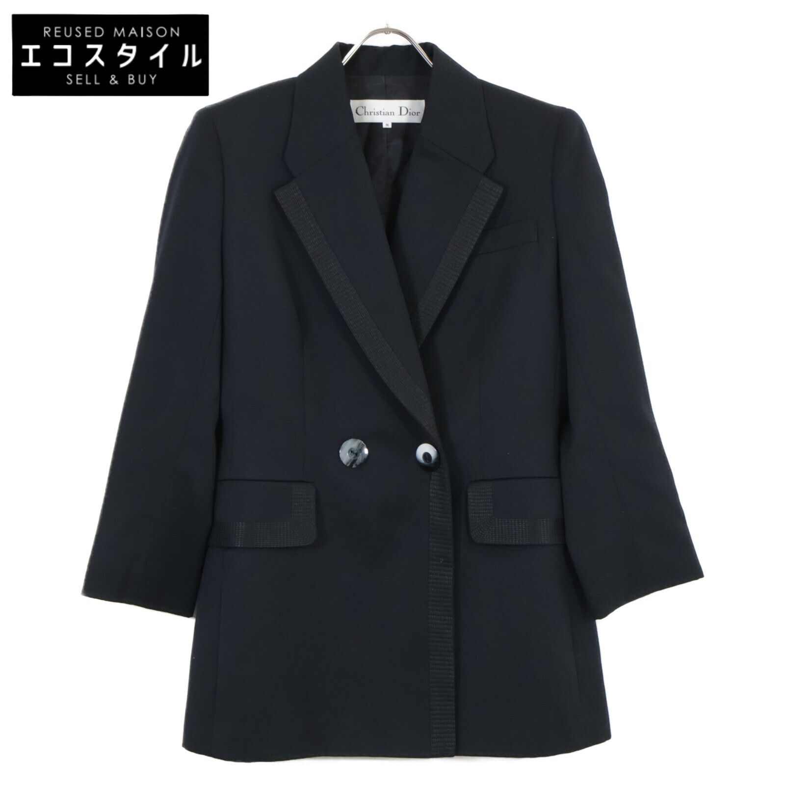 極美品❤️Christian Dior テーラードジャケット　ダブル　ネイビー 楽天市場】SALE/ 80年代 Christian Dior クリスチャン ディオール 紺