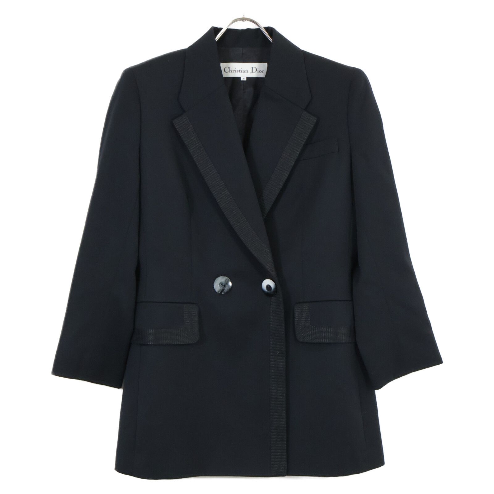 極美品❤️Christian Dior テーラードジャケット　ダブル　ネイビー 極美品❤️Christian Dior テーラードジャケット ダブル ネイビー 2025