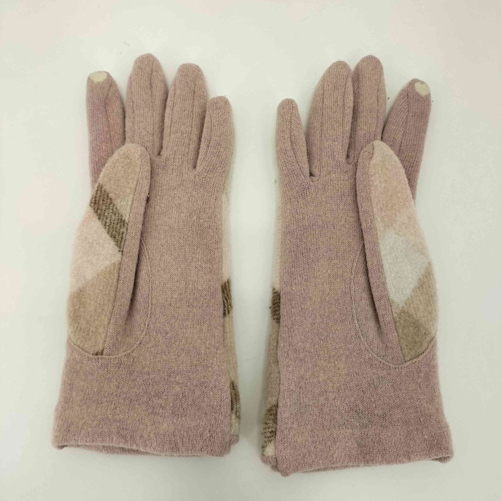BURBERRY カシミヤ混 手袋BURBERRY（バーバリー） 手袋 ロゴ