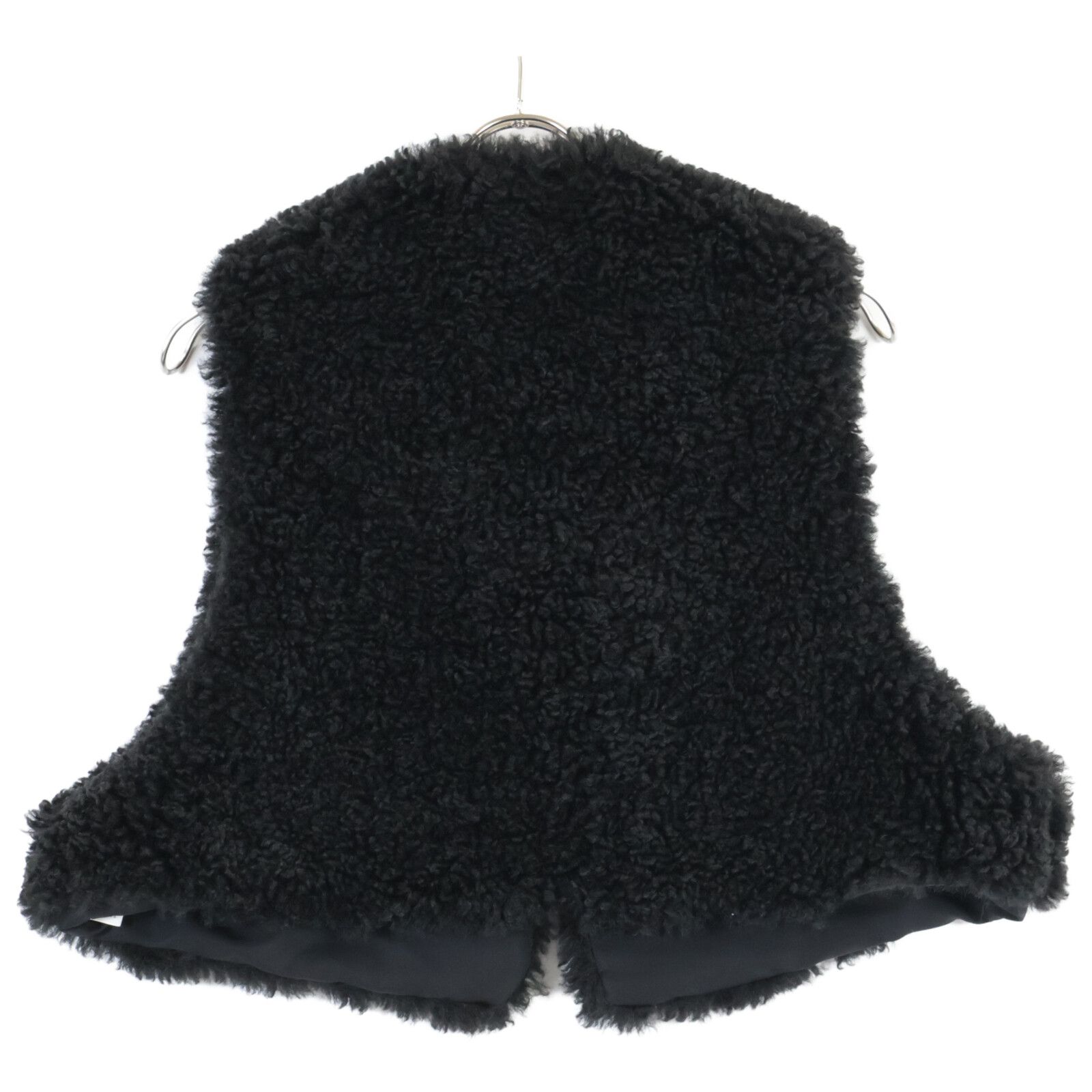 最終価格)HYKE FAUX SHEARLING CROPPED VEST 黒 最終HYKE ハイク ボアFAUX SHEARLING CROPPED VEST - メルカリ