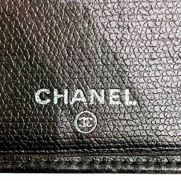シャネル CHANEL ブラック ココボタン 2つ折り財布 レディース - メルカリ