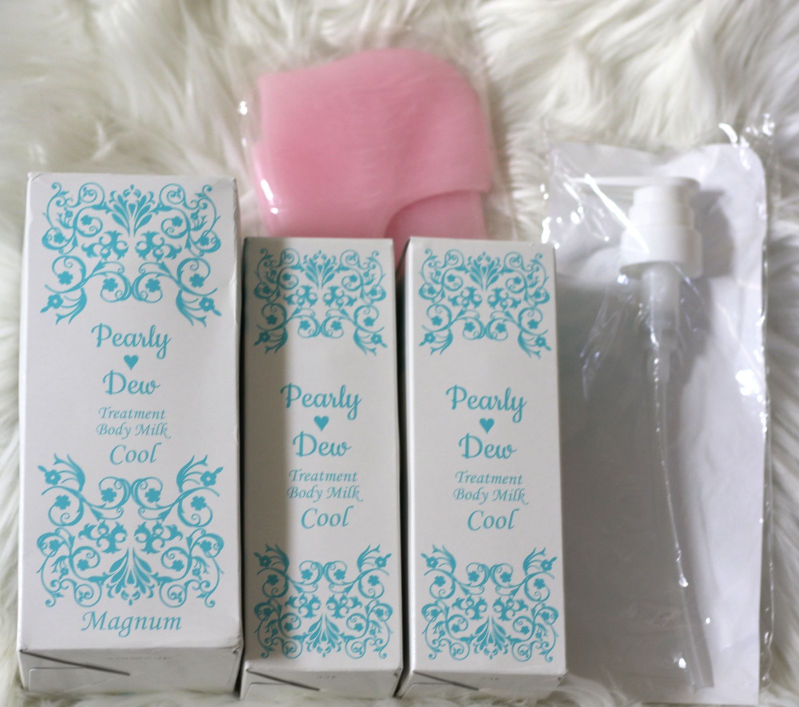 パーリーデュー ミルククール 780ml+260mlボディ用乳液ポンプ付きセット パーリーデュー ミルククール 780ml+260mlボディ用乳液ポンプ付き