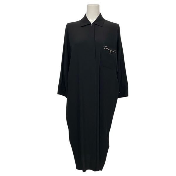 ○◇ 美品 エルメス HERMES シャツドレス 22SS シャツワンピース 長袖