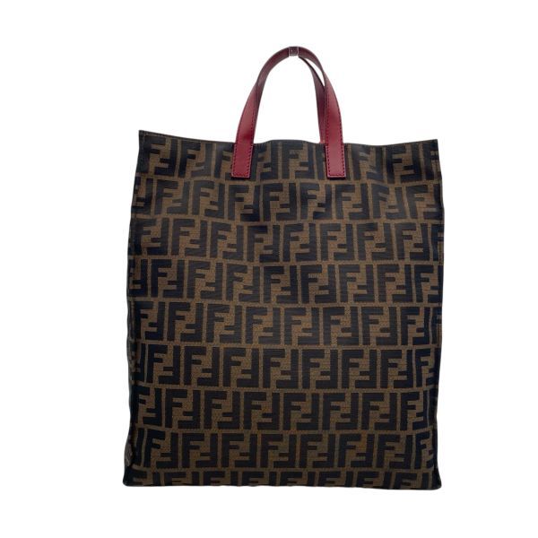 ○ フェンディ FENDI トートバッグ ハンドバッグ ズッカ柄 FFロゴ