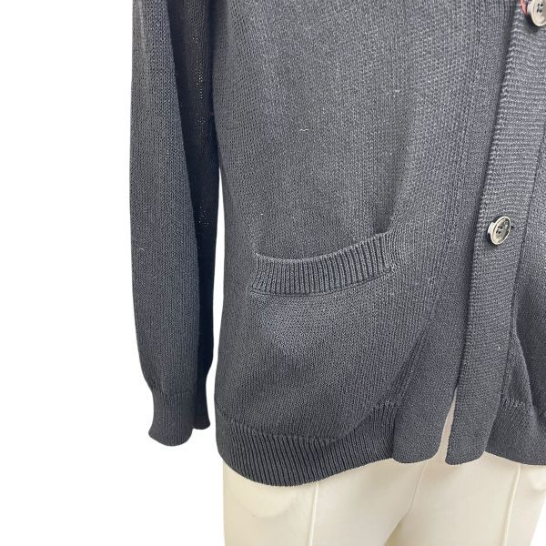 ◇ エポカウォモ EPOCA UOMO カーディガン ニット ショールカラー 黒