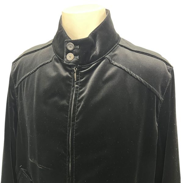 エンポリオアルマーニ EMPORIO ARMANI ブルゾン スタンドカラー 黒