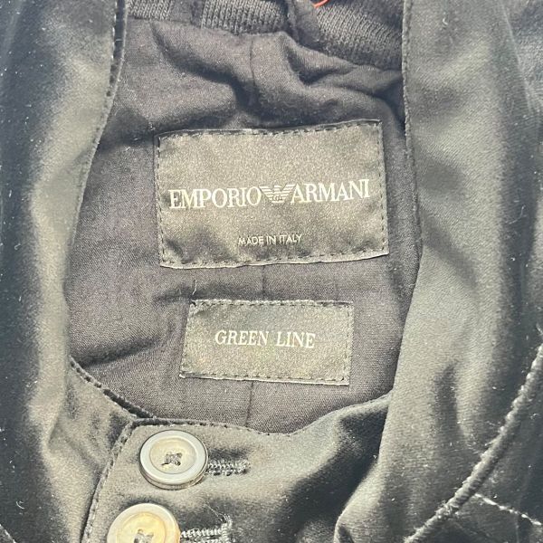 未使用級 エンポリオアルマーニ スタンドカラー ジャケット ブルゾン 52 XL 未使用級 エンポリオアルマーニ スタンドカラー ジャケット ブルゾン