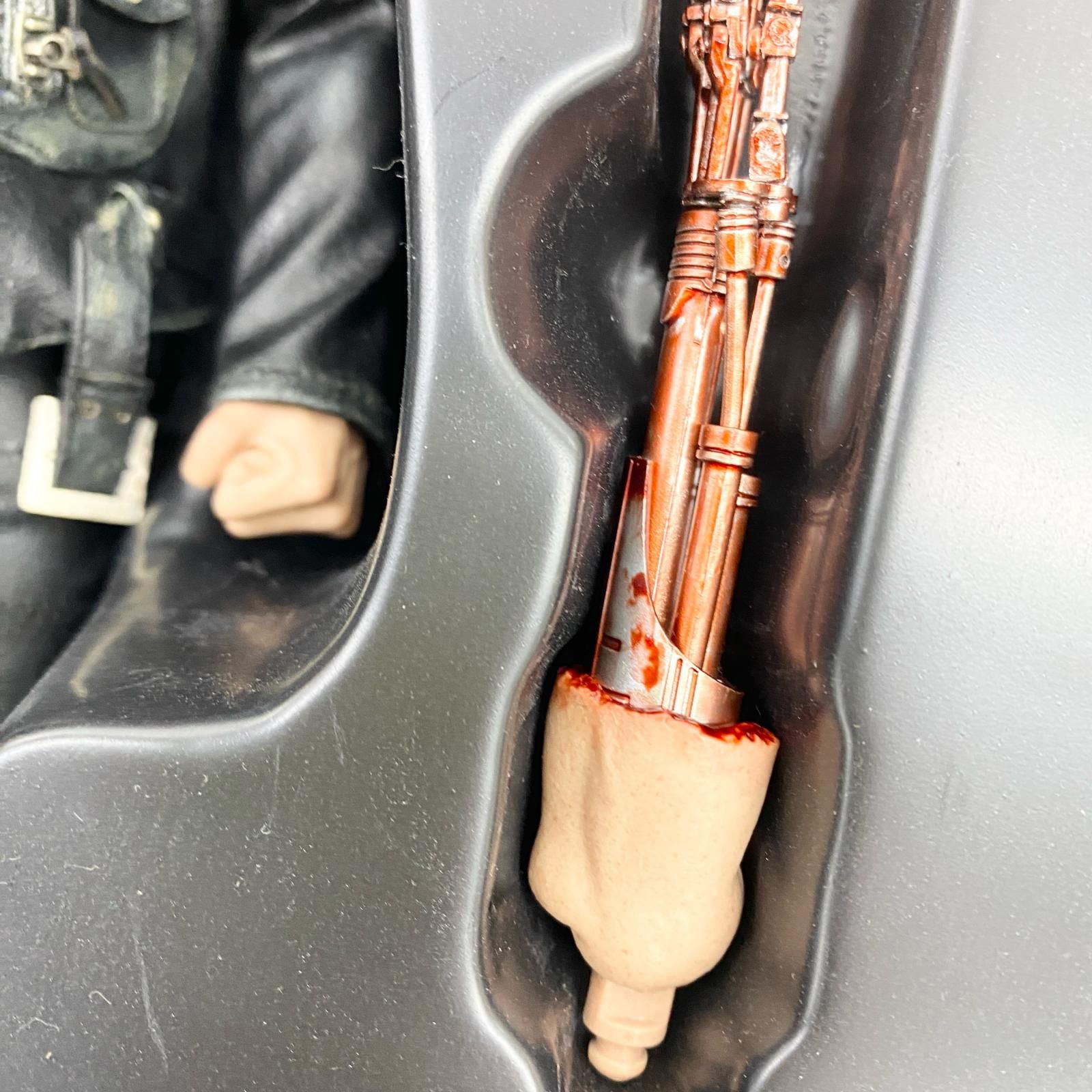 【★加古川物流】ジャンク ホットトイズ ムービーマスターピース ターミネーター2 T-800 HOT TOYS T2【破損有り】’【725】 ☆加古川物流】ジャンク ホットトイズ ムービーマスターピース