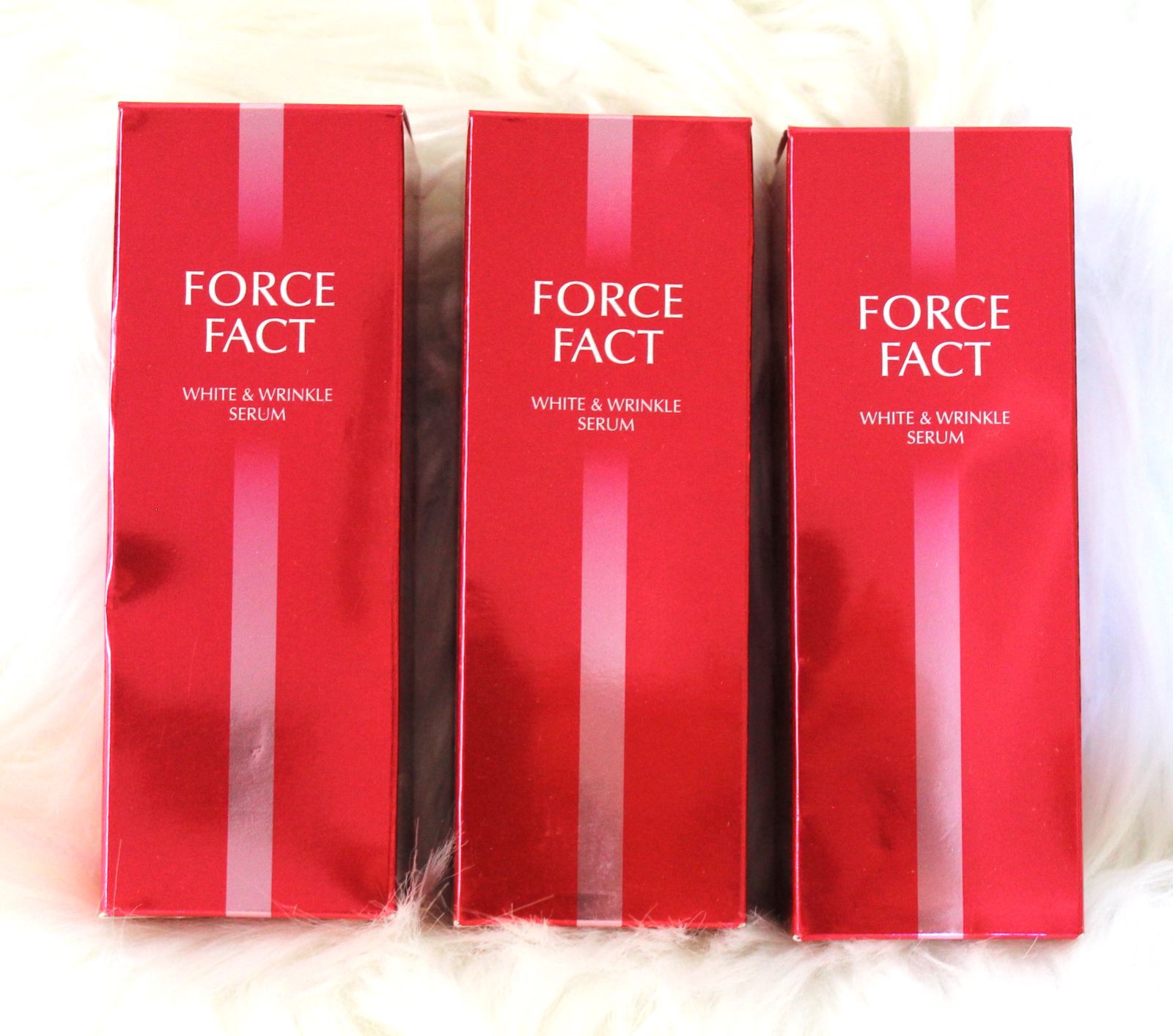 ホワイトディアマンテフォースファクトセラム内容量100ml中約9割程残っ