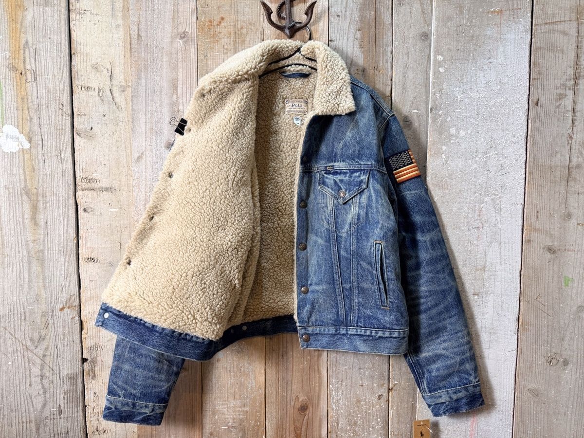 Polo Ralph Lauren(ラルフローレン):裏ボア デニム ジャケット - メルカリ